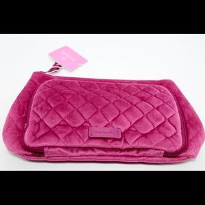 Vera Bradley magenta compact organizer wallet